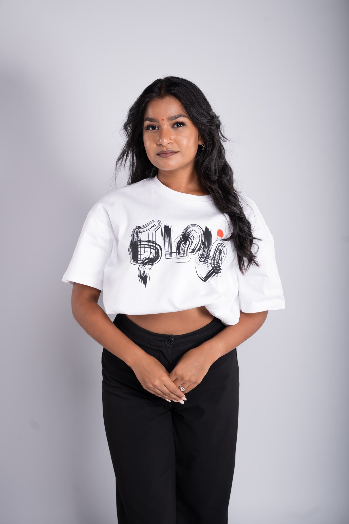 Unser Model ist 160 cm gross und trägt Grösse M