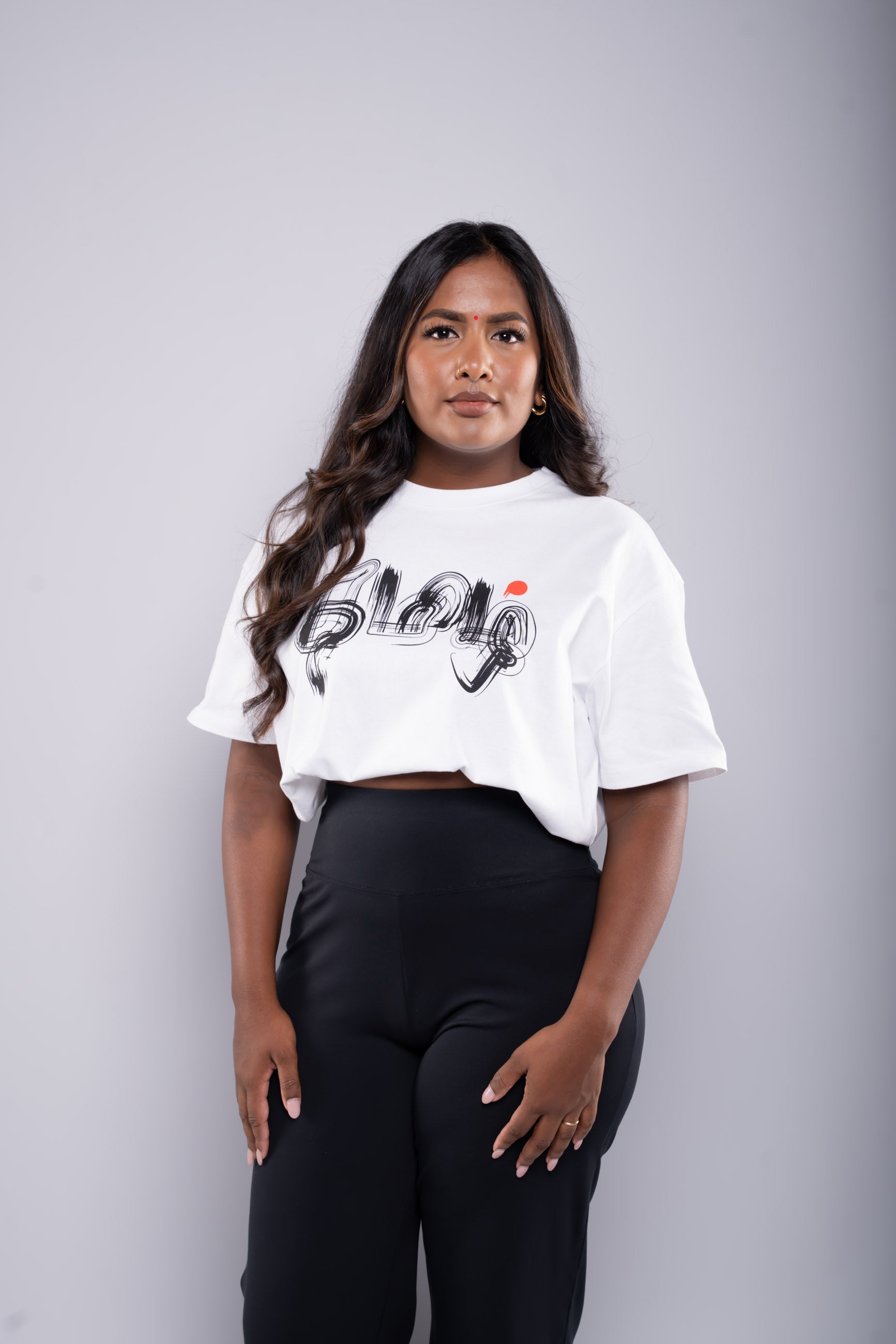 Unser Model ist 167 cm gross und trägt Grösse M