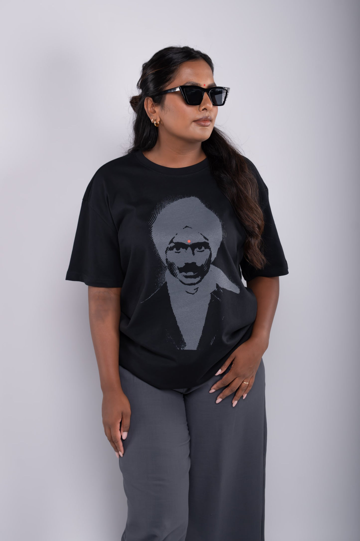 Unser Model ist 167 cm gross und trägt Grösse M