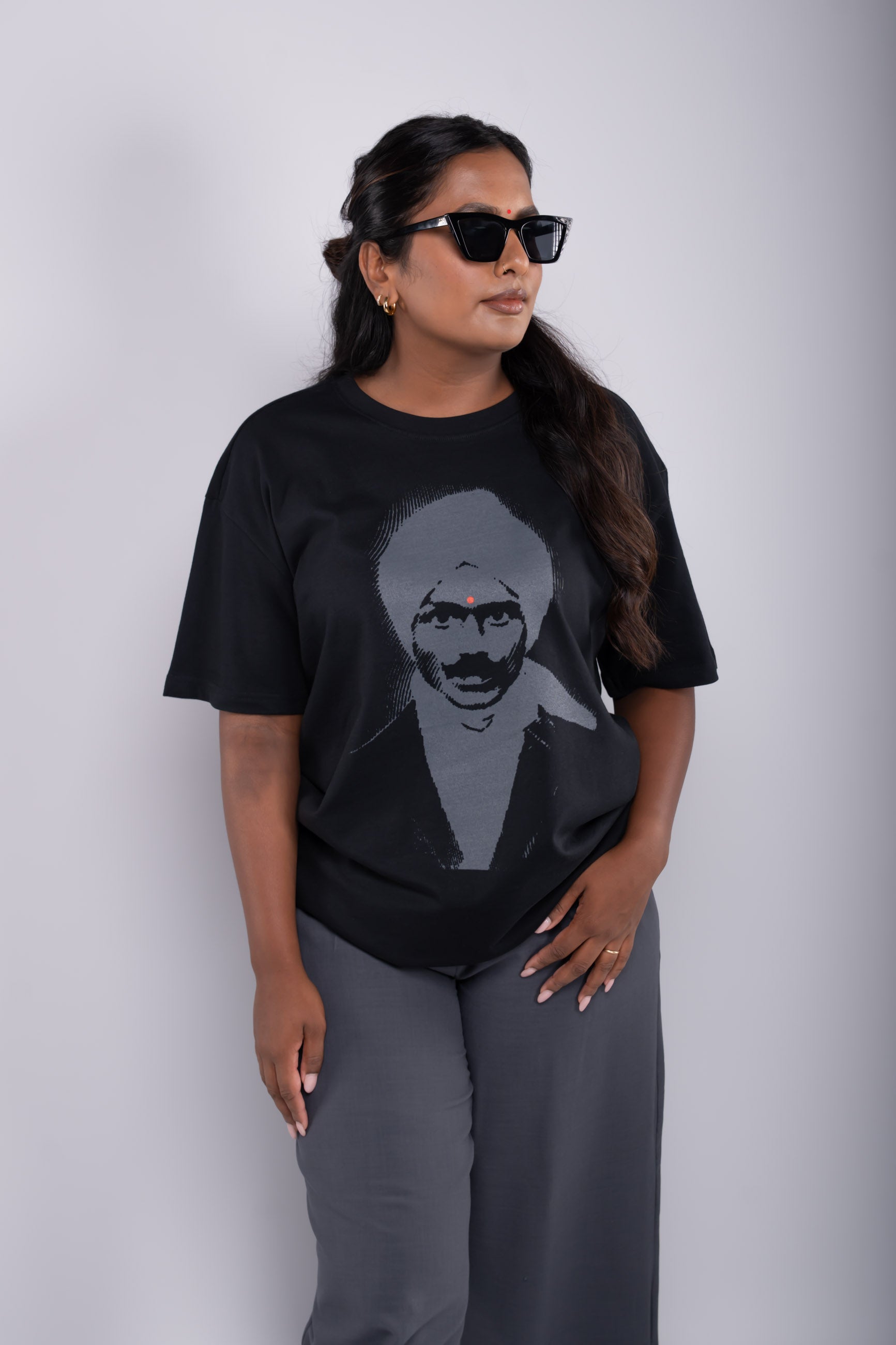 Unser Model ist 167 cm gross und trägt Grösse M